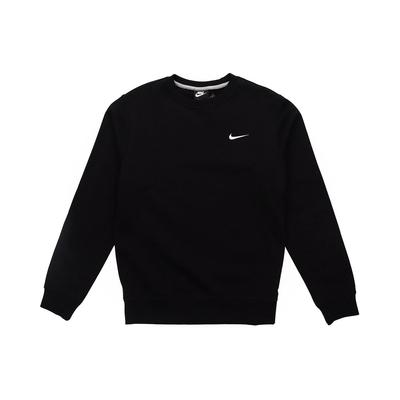 Sportswear Men's Primary Fleece Crew Neck Pullover Black Regular Fit Soft Fleece Casual Everyday Athletic Wear 916609-010