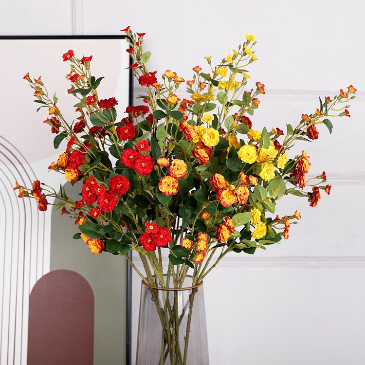 Simulation flower arrangement bouquet simulation rose, home decoration simulation flower simulation rose flower