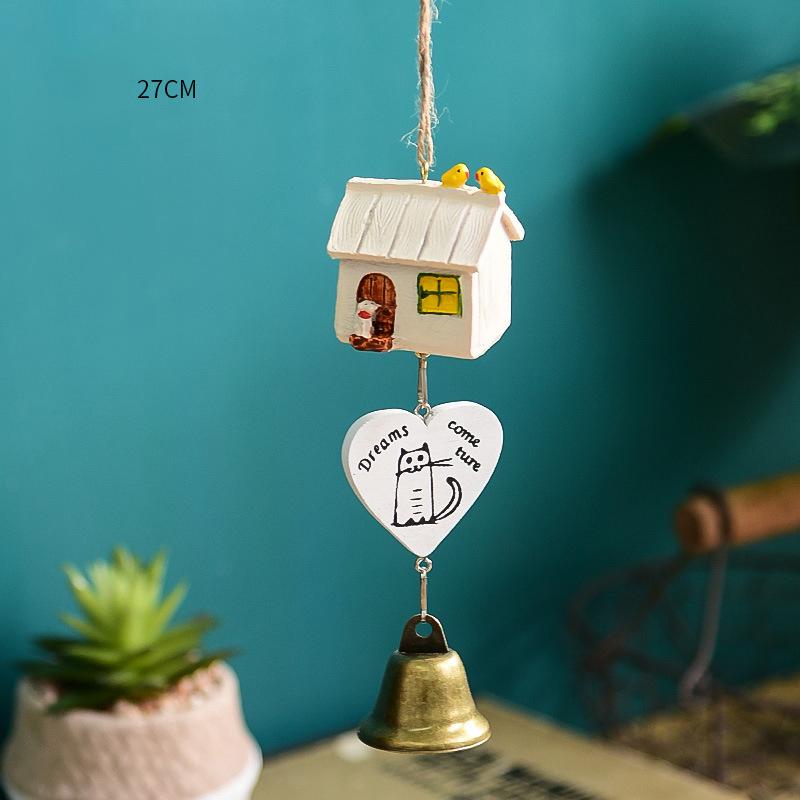 Japanese Style Outdoor Wind Chime Ornaments Balcony Room Indoor Jingle Door Pendant Healing Style High-End Bell