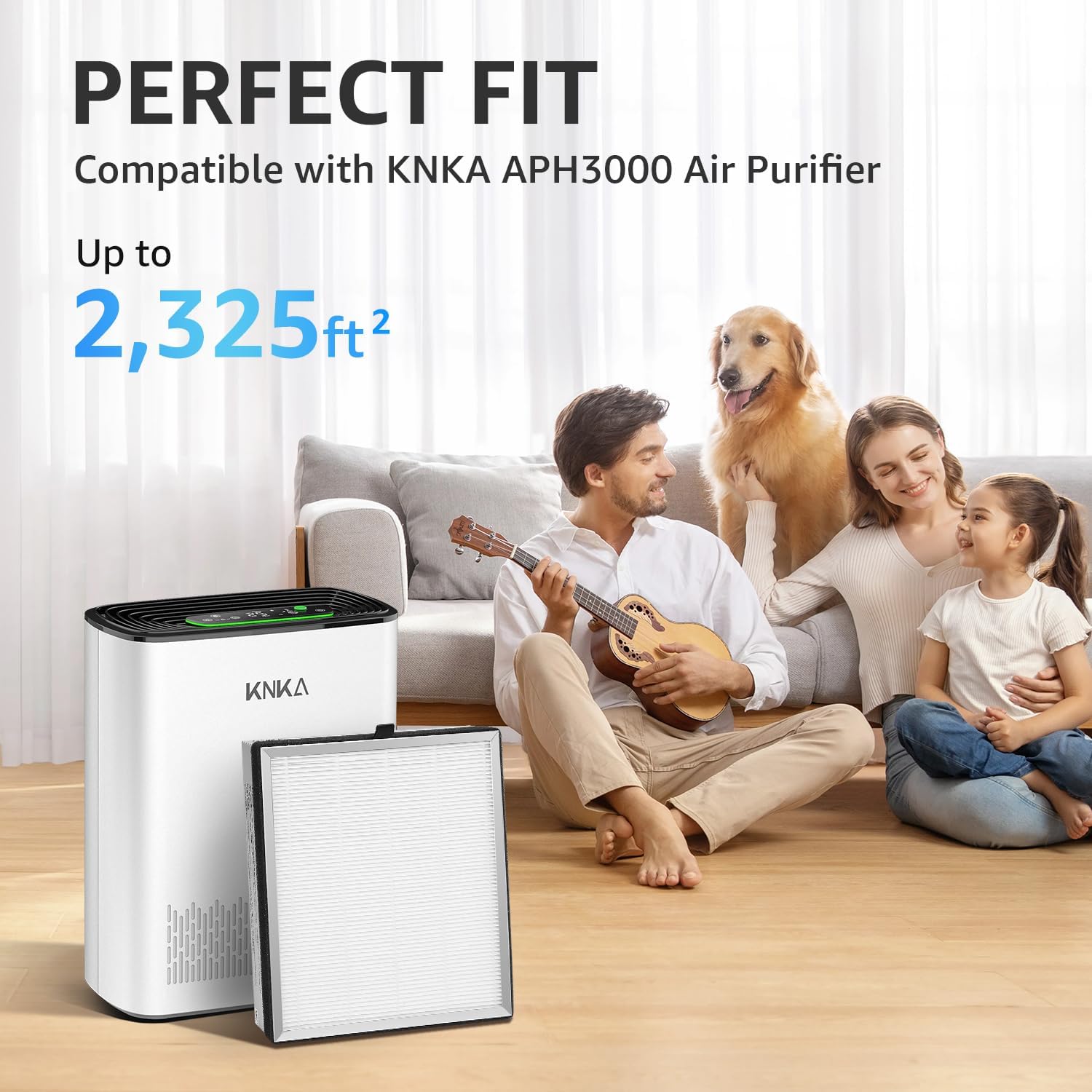 Сменный фильтр для очистителя воздуха KNKA APH3000, 2 шт.