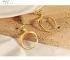 Trendy Open Hip Hop Little Deer Copper Ring, Cute Gold-Plated Animal Design for Couples