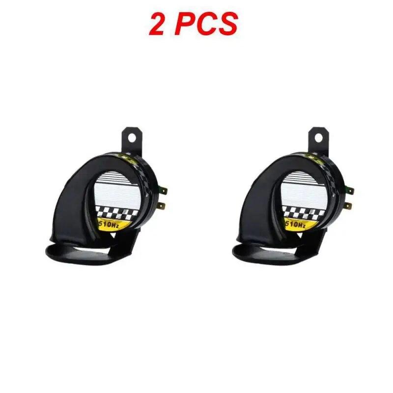 1/2/3PCS Waterproof DC 130db Motorcycle Snail Air Horn Siren Super Loud For Car Truck Motorbike Universal