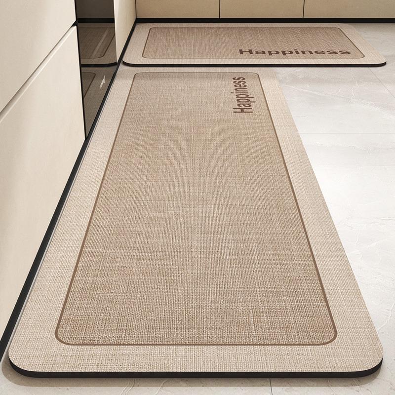 Carpet for Kitchen Mat Soft Diatom Mud Absorbent Carpet Non-slip Floor Mats Water-absorbent Home Decoration Alfombra De Cocina