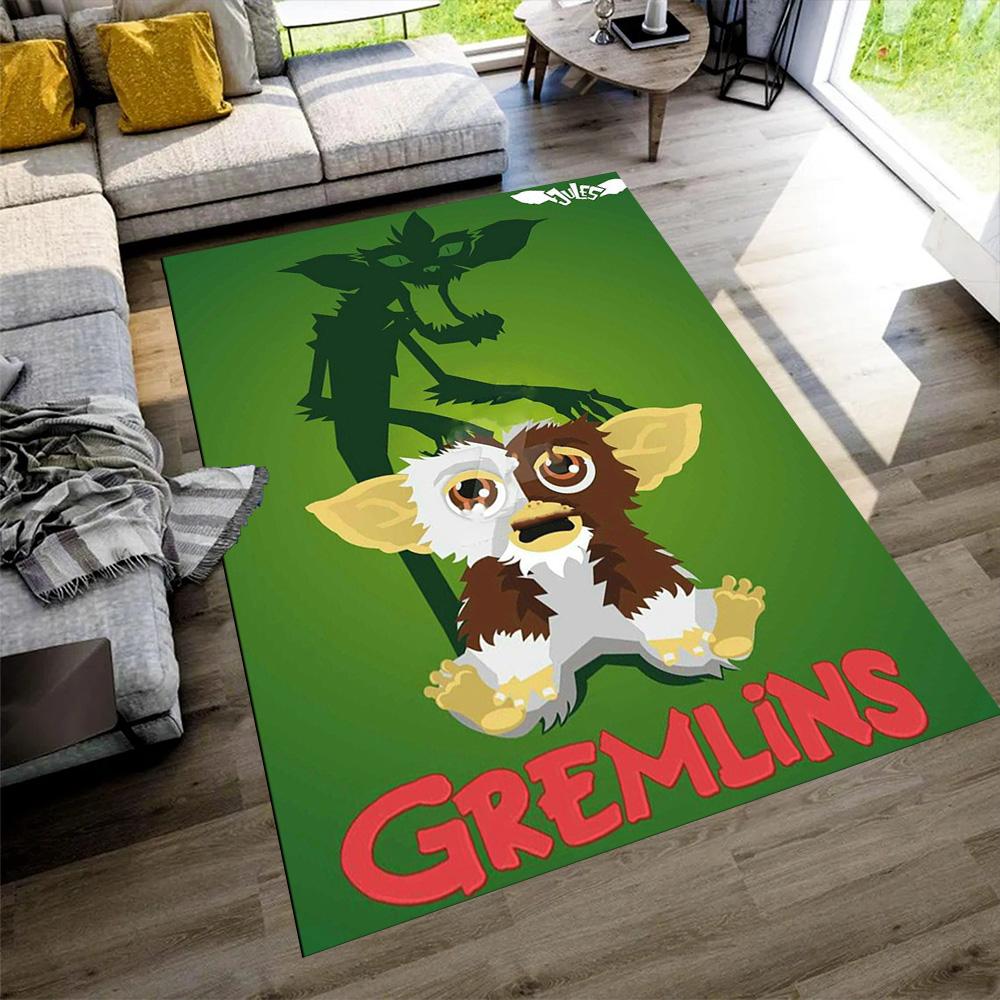 Gremlins Carpet Design for Dining Room Outdoor Entryway Decorate room Anti-slip Rug Anime Office Decor Perfect Gift for Women/Men