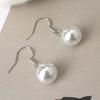 Korean Style Freshwater Pearl Earrings - Elegant Goddess Ear Hooks & Studs