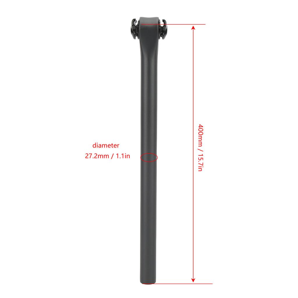 Bike Stpost Carbon   Lightweight Shock Absorption Bike Sting Accessories Black Gray Silver Matte