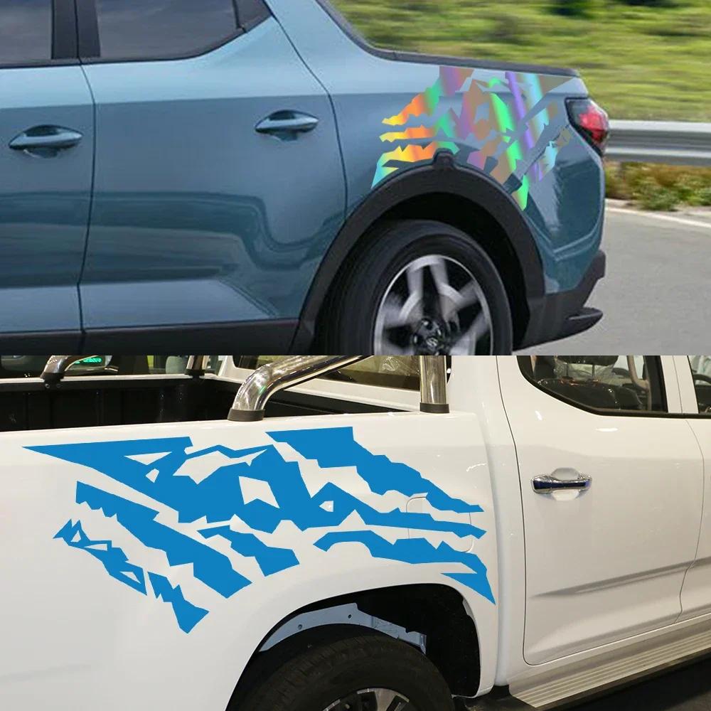 Car Sticker For Hyundai Santa Cruz SE SEL Limited 2025 2025 Pickup Trunk Decal Graphics All New Mountains Auto Truck Vinyl Cover