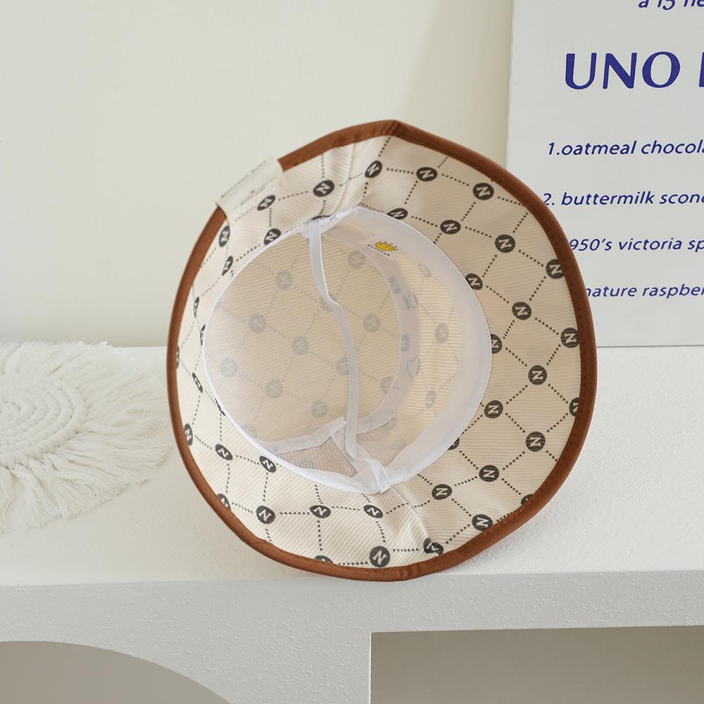 Kids' Autumn/Winter Corduroy Bear Patch Fisherman Hat - Korean Style Graffiti Duckbill Baseball Cap