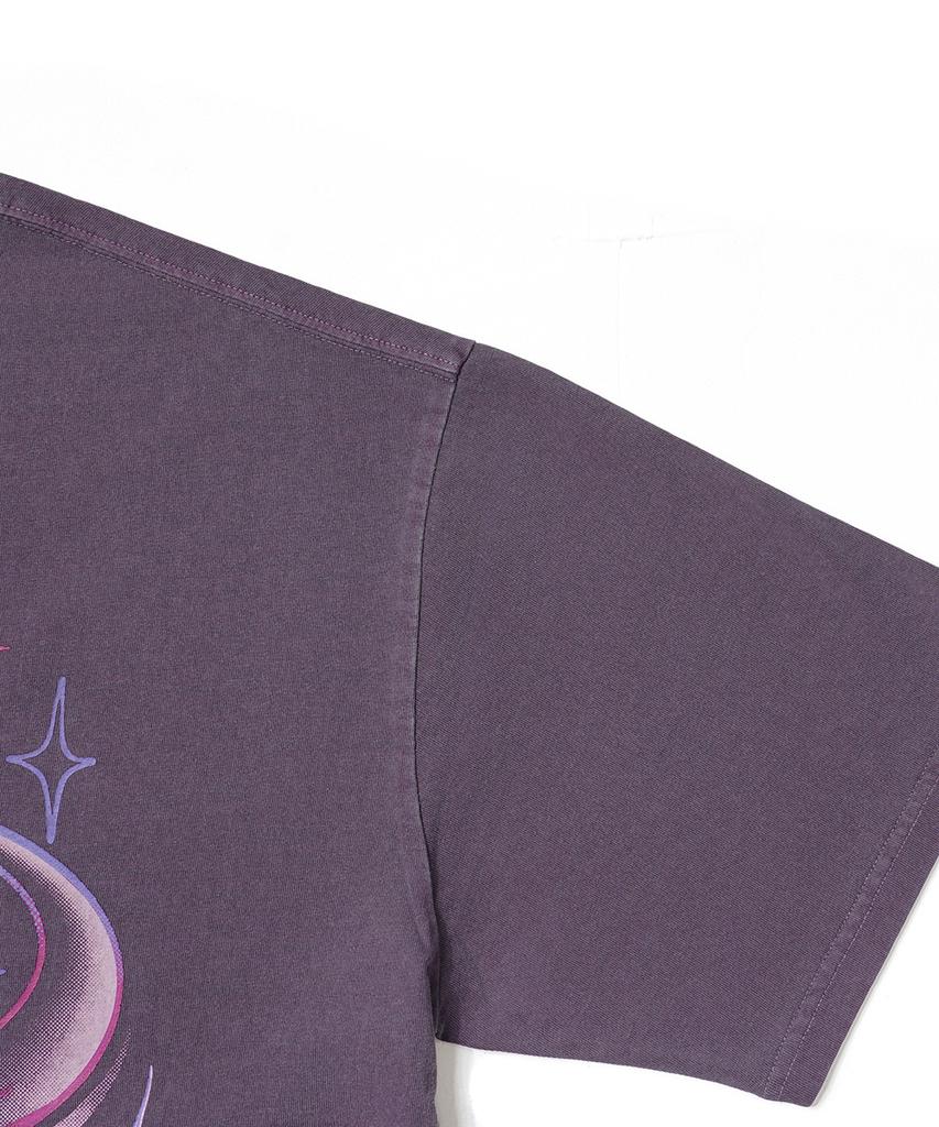 GAKKAI UNIONS Hitit Star Pigment Short Sleeve T-Shirt Ash Purple