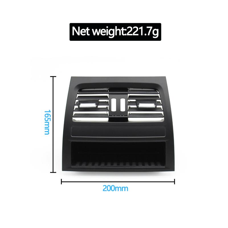 Car Rear Fresh Air Conditioning AC Vent Grille Outlet Panel For BMW 5 Series GT F07 528i 535i 550i 2010-2017