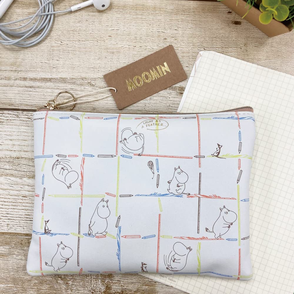 Gakken Staful Moomin Pencil Pencil H18034 Case, Medium, Pouch, Frame,