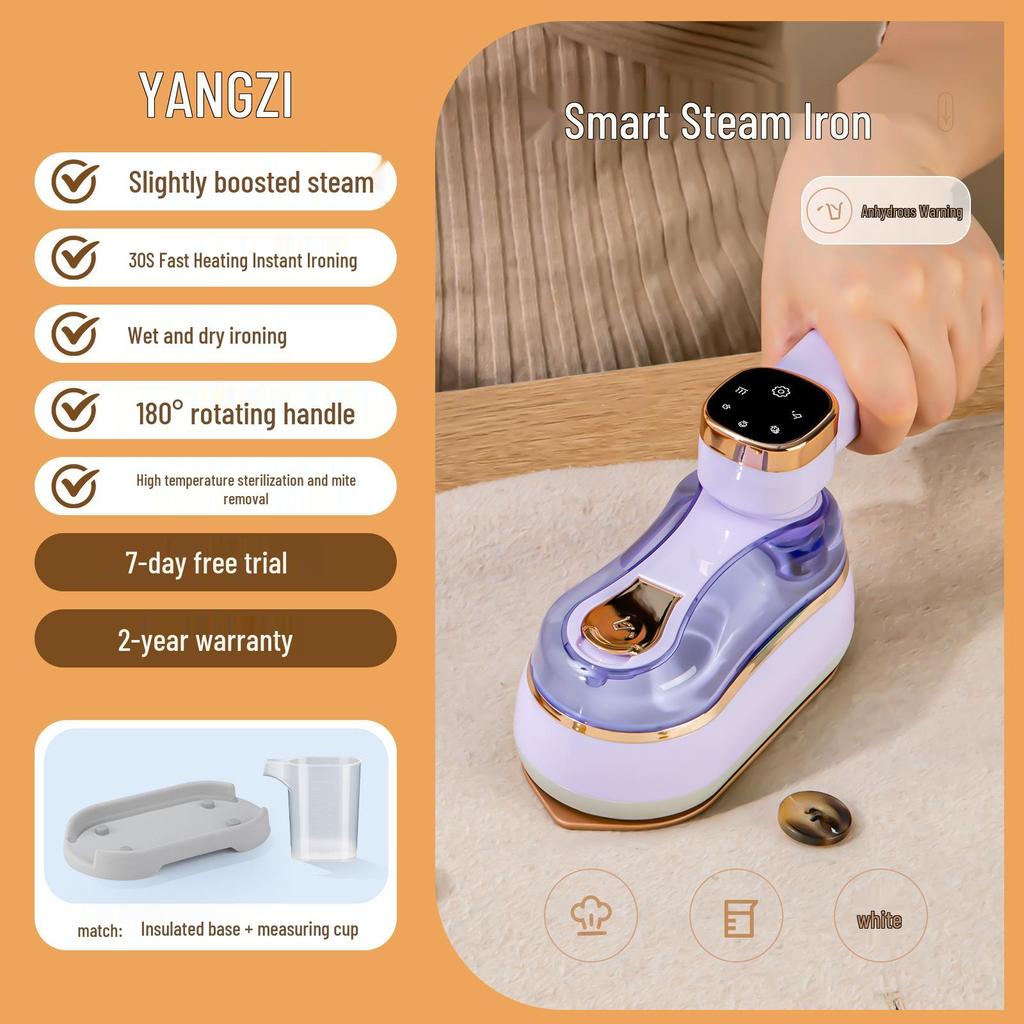 Portable Handheld LCD LED Garment Steamer Iron