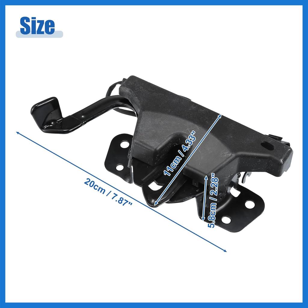 Car Hood Latch Front Hood Latch Assembly Fit for Kia Optima 2016-2020 No.81130D5010 - Pack of 1 Auto Accessories