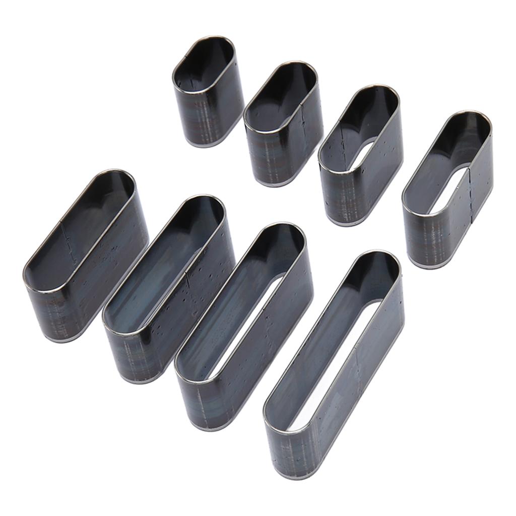 8Pcs Leather Hole Punch Die Mold High Carbon Steel Leather Shape Puncher Cutter for Phone Case