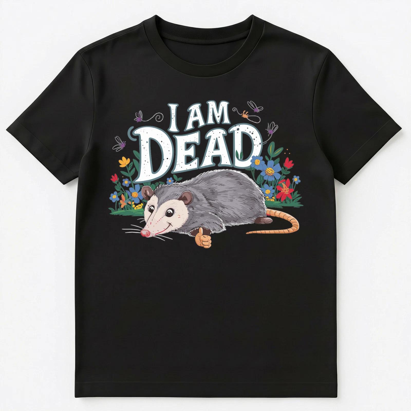 Funny Opossum Faking Being Dead Unisex T-Shirt S