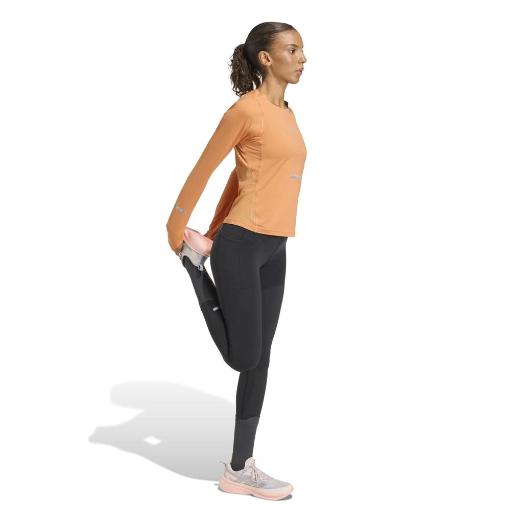 Women's adidas ADI365 orange running longsleeve JY9753 r XS