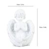 Candle Holder Ornament Cute Vintage Praying Figurine Desktop Statue for Living Room Entrance Decoration