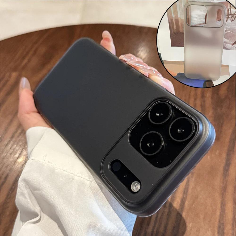 Ultra Thin Luxury Matte Translucent Soft Case for iPhone 17 Pro Max Air 16 16 E 15 14 13 12 11 16 Plus Shockproof Silicone Cover
