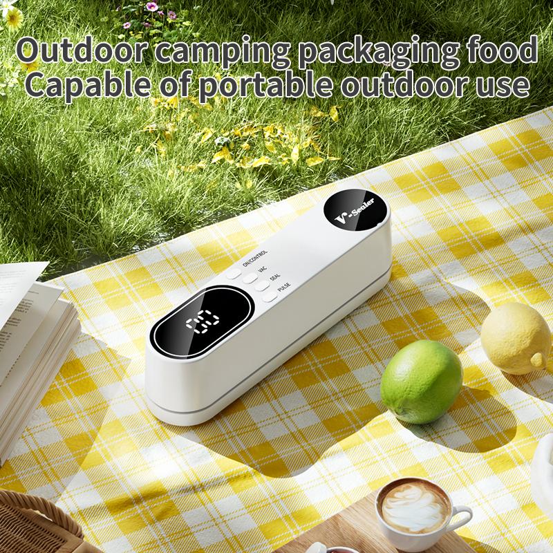 Vacuum Packaging Machine for Food Wireless Vacuum Sealer USB Rechargeable Household Mini Portable Food Vacuum Sealing Machine