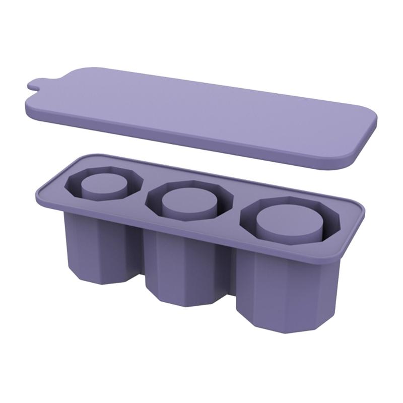 Easy to Clean Ice Sleeve Convenient Ice Cube Tray for Chill Beverages Hollow Cylinders Ice Lattices Molds Kitchenwares