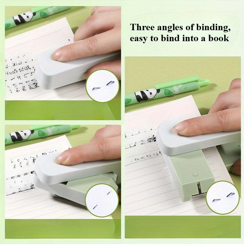 360° Rotating Heavy Duty Stapler Adjustable Multi-angle Stapling High Capacity Office School Home Book Binding Paper Fastening
