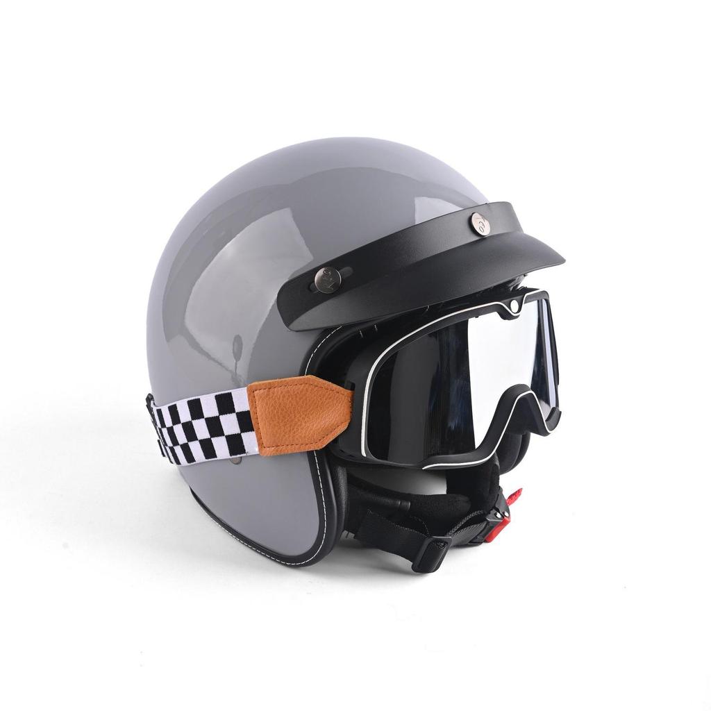 3C Certified Retro 3/4 Safety Helmet for Motorcycles & Electric Scooters – Unisex, All-Season