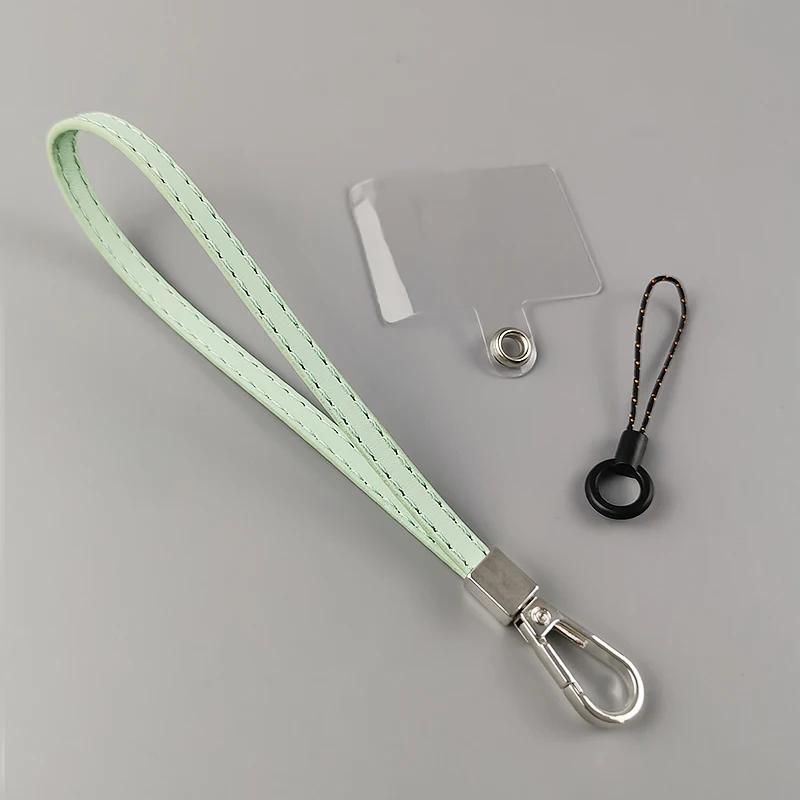 

Short Wrist Strap Mobile Phone Lanyard Leather Lanyard Bag Pendant Lanyard Phone Case Universal Anti Loss Rope Clip Type Lanyard