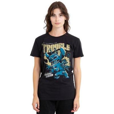 Womens/Ladies Trouble Comic T-Shirt