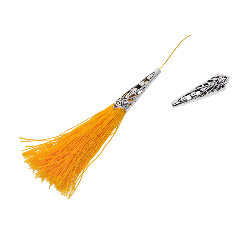 30 stk Horn Dusk Caps Bead End Cap Charm Smykker Funn Håndverk Ornamenter