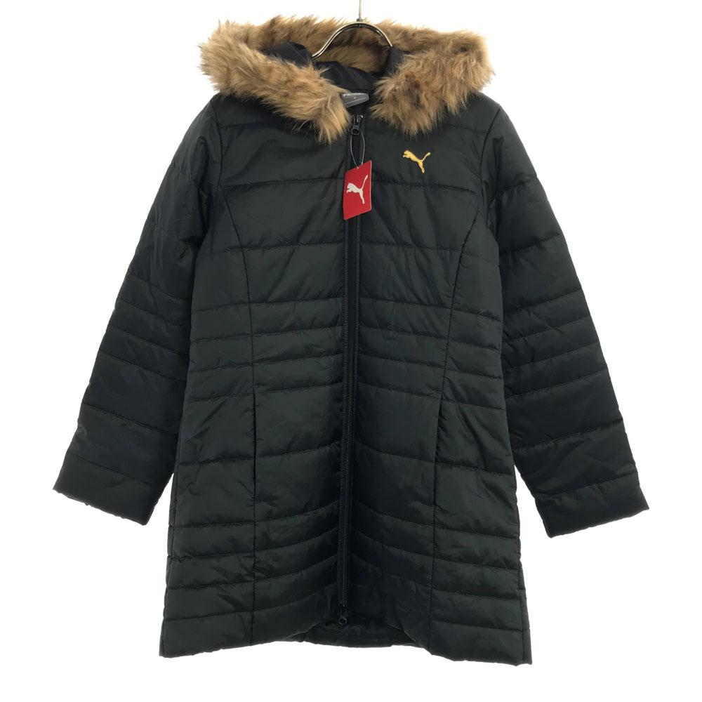 

unused PUMA Logo embroidery Padded coat M black Padded sportswear Women Used