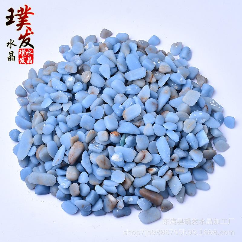 Blue Angel Crushed Stone for Aquarium and Pot Decoration