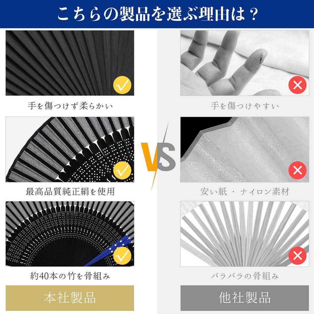 Warudo Folding Premium Japanese Gift with Bamboo Folding Short Fireworks Festival Gift Men's Fan, Durable, Silk, Style, Popular, Boxed, Stylish, Bag,