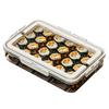 Food Storage Box Snack Box Container with Lid Large Capacity BPA Free Transparent Design Easy to Clean Divided Serving Tray