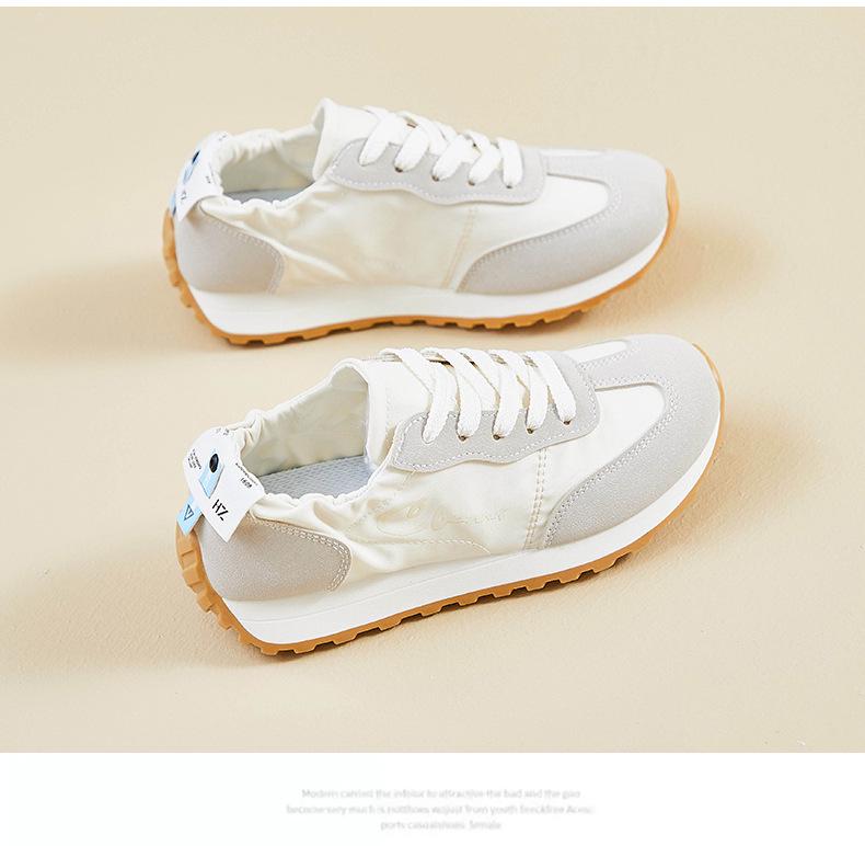 Trendy koreańskie 2025 damskie trampki Forrest Gump: Oddychające, codzienne buty do biegania dla studentów, edycja letnia (JCF-205).