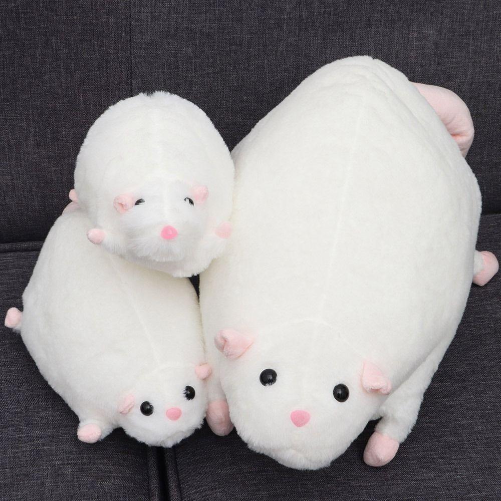 Plush Flower Branch Rat Doll Cartoon Animal Figure Cute Mouse Doll  Kids Gift Birthday