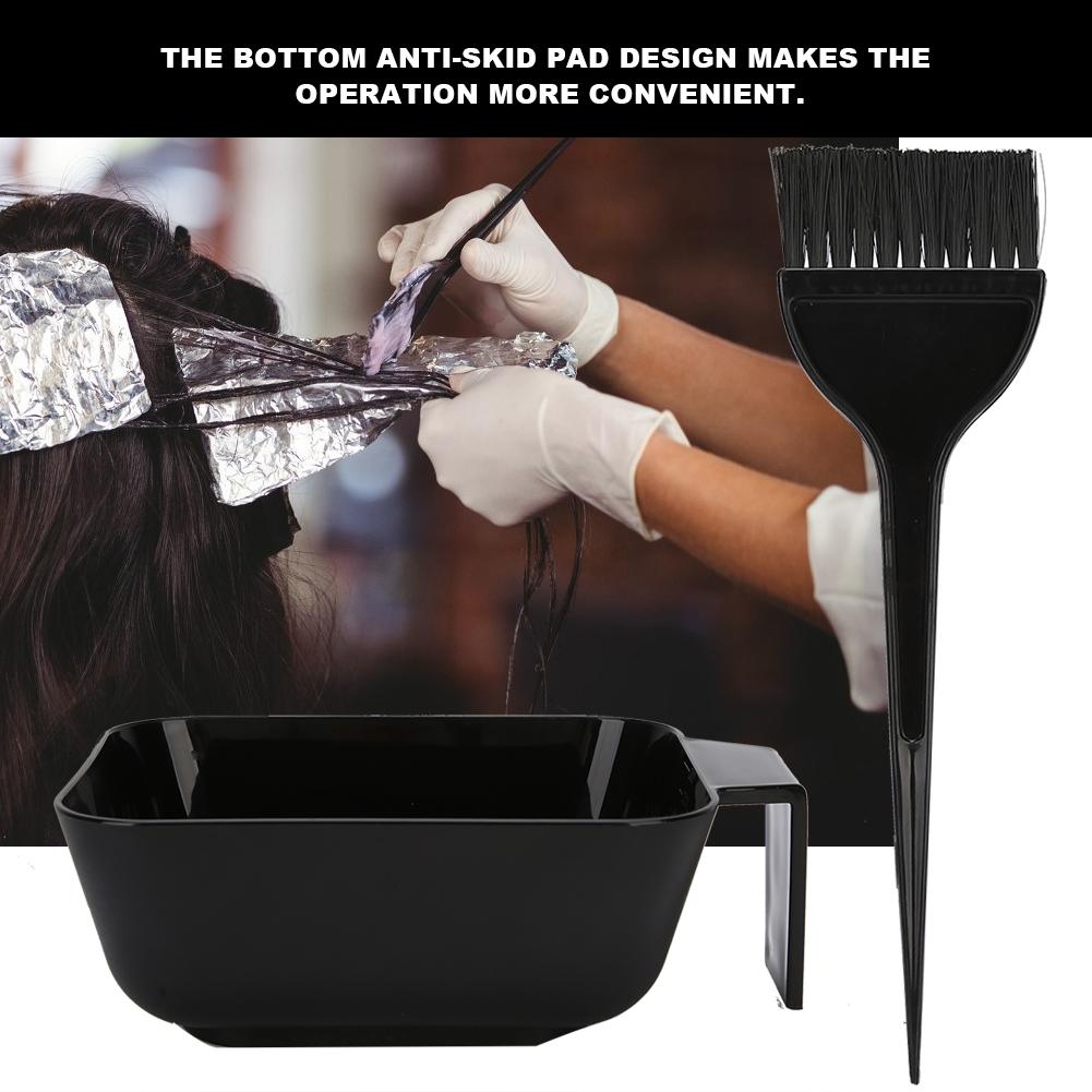Haarfärbepinsel, Haartönungssalon-Rührschüssel, rutschfestes Haarfärbe-Styling-Tool