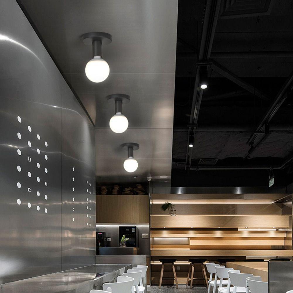 Retro Simple Ceiling Light Nordic Led Lights Fixtures E27  Ceiling Lamp  Home Decor