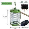 Parrot & Reptile Heat Lamp with Bite-Proof, Anti-Scald Mesh Cover