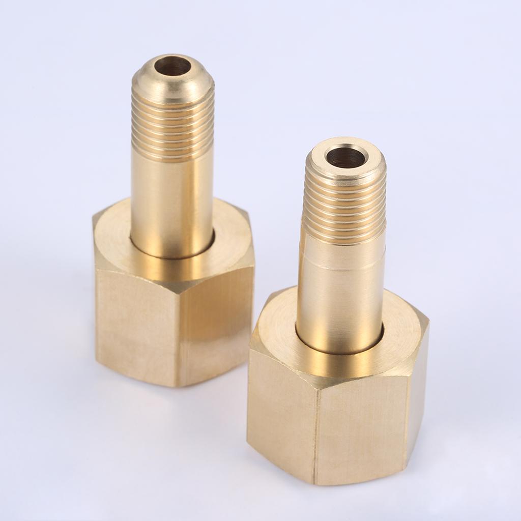 G5/8 zu M14*1,5 Sauerstoffflaschen-Druckminderer-Schnittstelle G5/8 zu NPT 1/2 Anschluss Druckregler-Adapter