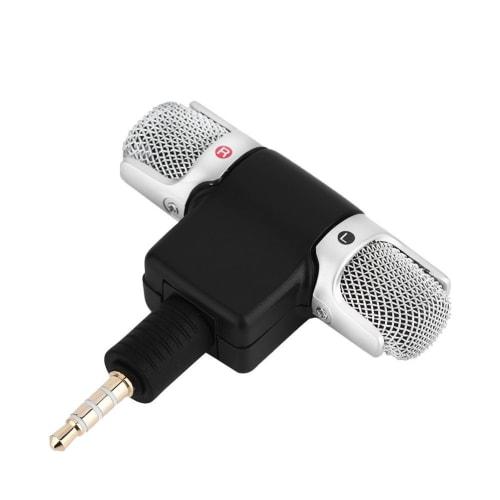 Stereo Microphone Set, Condenser Microphone, Mini Stereo Microphone for Android Phones and Other Portable Voice Recorders
