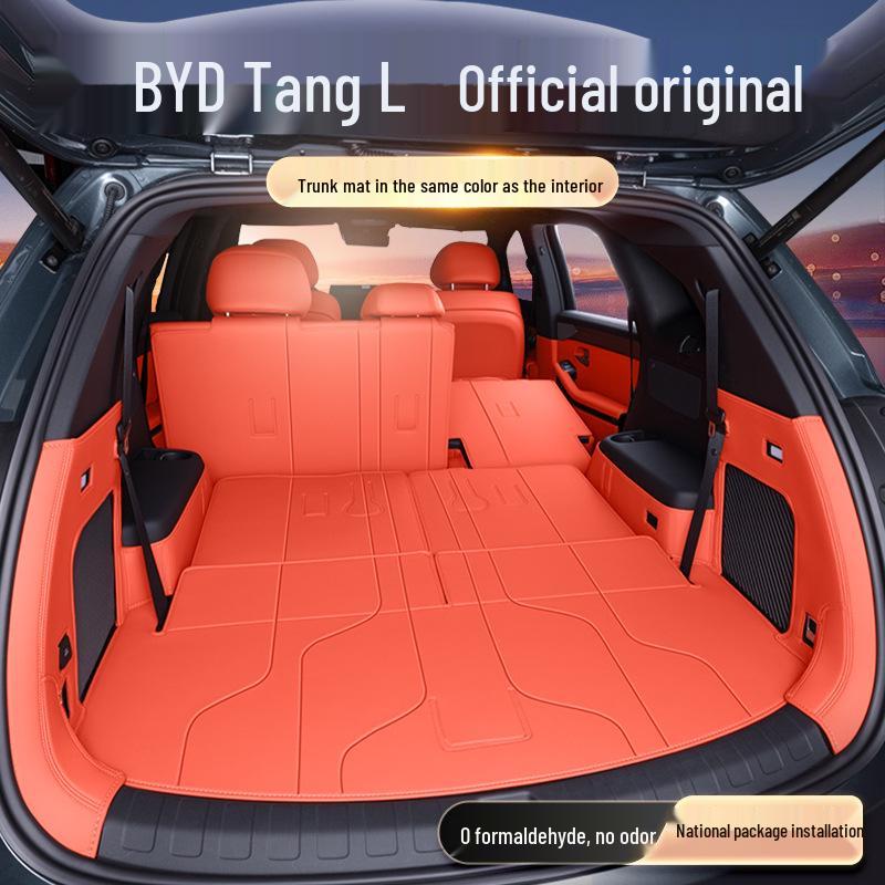 BYD Tang L 2025 Trunk Mat for EV/DM-i/DM-p - Full Coverage Tail Box Mat