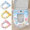 Cool Feeling Summer Breathable Toilet Seat Cover Cute Monster Cartoon Print Washable Universal Closestool Pad With Lift Tab