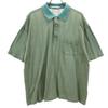 90s Old Striped Pattern Short Sleeve Polo Shirt L Men's Used