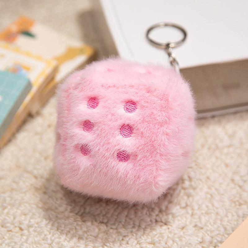 Chess Capybara Mahjong Dice Cartoon Plush Figurine Toy Keyring Bag Pendant Decor