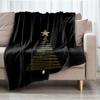 Christmas tree Theme Printed Blanket - Perfect for Couch, Bed, Travel & Outdoor Use | Machine Washable, Cozy & Durable.