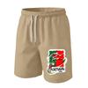 Men's Soccer Print Athletic Shorts for Casual Wear