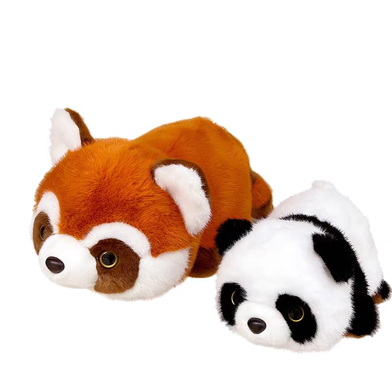 Cute Transforming Plush Birthday Gift [New Model] Double-Sided Toy, Large, (RABBIT-ELLEPHANT) (ORANGE-WHITE)