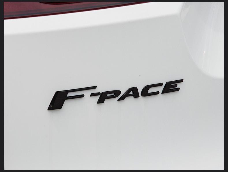 Jaguar F-TYPE/F-PACE/E-PACE ABS Emblem Car Sticker - Tail Modification & Personalized Decoration