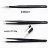 Precision Esd Anti-Static Tweezers Set -6-Pc Durable Stainless Steel Tool For Electronic Repair And Process Modeling, Bending&St