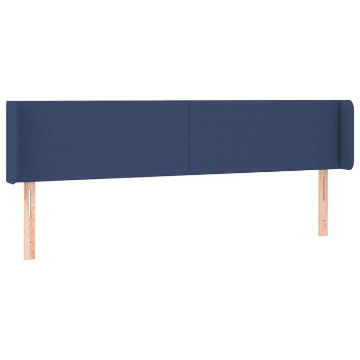VidaXL Tête de Lit à LED Meuble de Chambre à Coucher Accessoire de Lit Double Tête de Cadre de Lit Intérieur Bleu 3122984